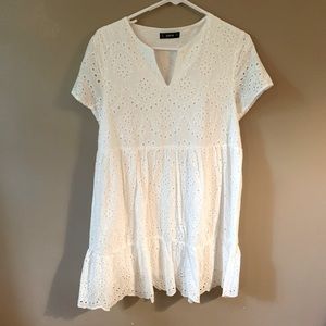 White lace SHEIN dress